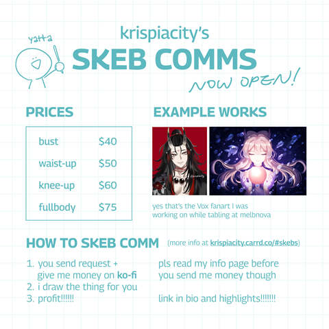 Skeb Commissions Open!