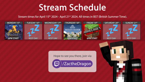 📅Streaming Schedule
