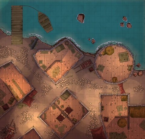 Docks Map [25x26] - Magic Missile RPG's Ko-fi Shop - Ko-fi ️ Where ...