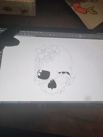 Skull progress 