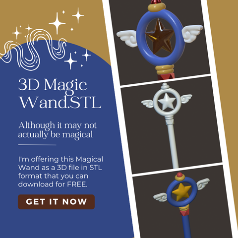 MAGIC-ISH WAND - STL (Free)