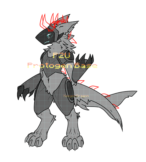 Protogen Base P2U - saintsuu's Ko-fi Shop - Ko-fi ❤️ Where