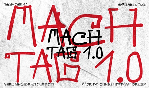 MachTag 1.0 Font NOW AVAILABLE