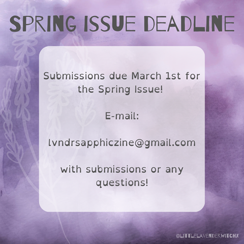Spring Deadline!