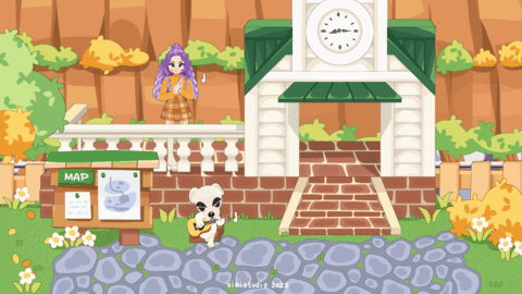 animal crossing theme ( a commission piece)