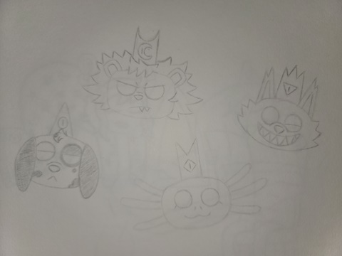 The Crown Bearers (uncolored)