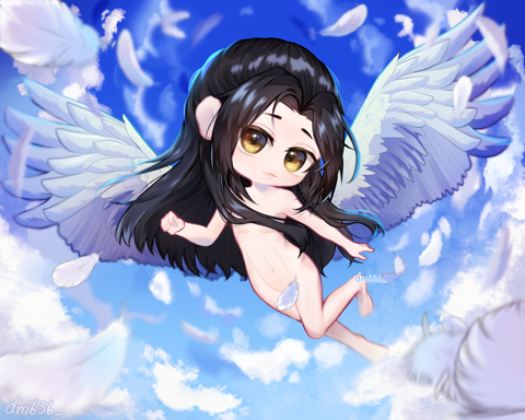 Angel cwn (2ha fanart)