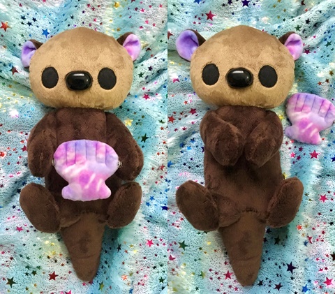 Otter Plushie with Shell