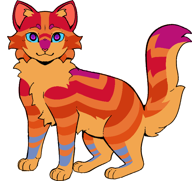 Just another warrior cat design blog — Firestar