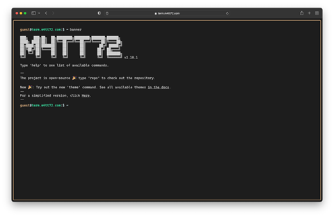Terminal now supports themes