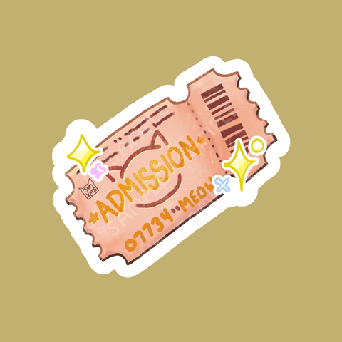 May Sticker Club! Admission Ticket!