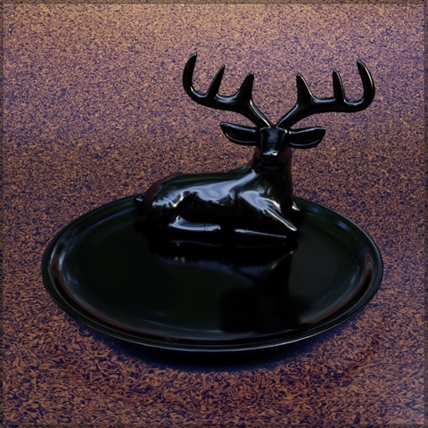 Black Deer Plate