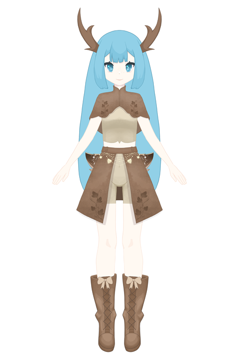 Live2D WIP - Fawn2D [updated design]