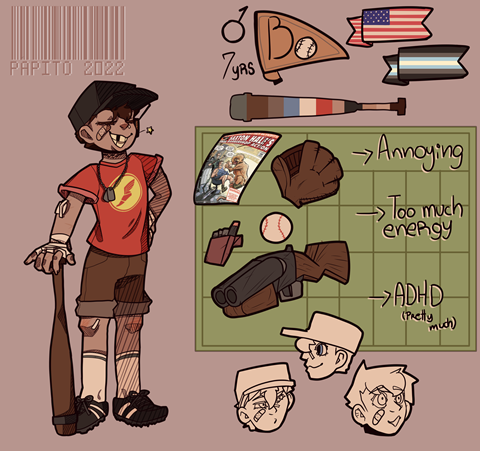 Bo (RED Scout) Ref Sheet