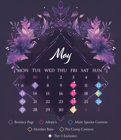 May Schedule