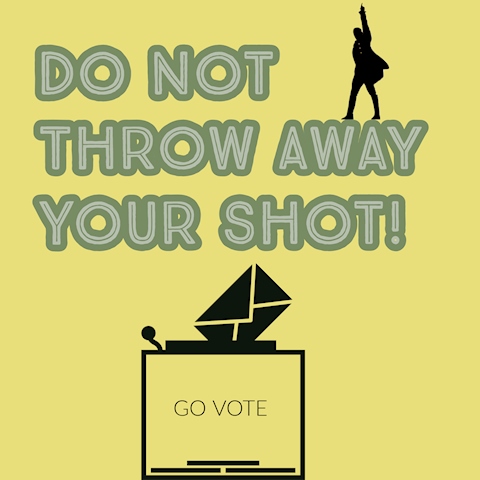 Do not throw away your shot!