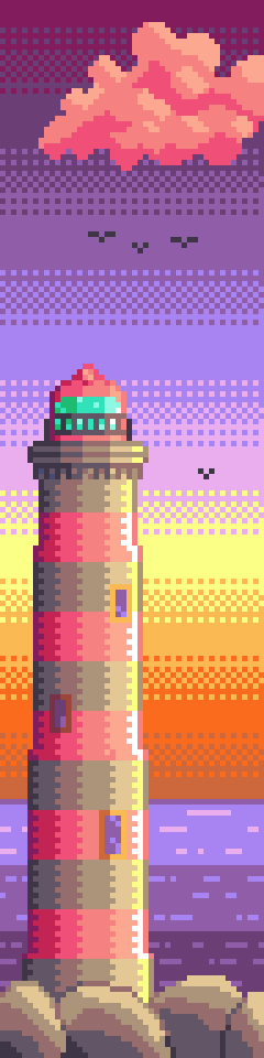 The Lighthouse at Sunset