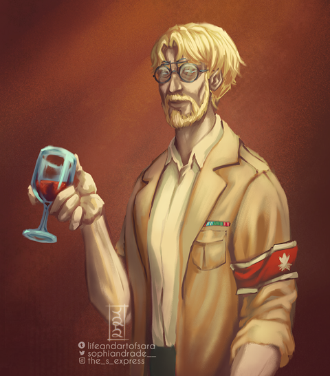 Zeke Yeager and his wine