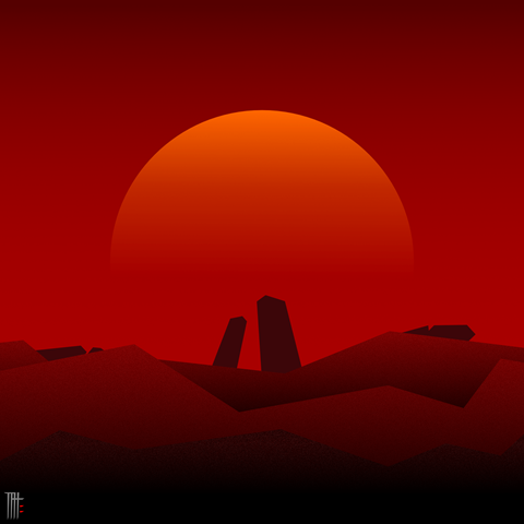 Ruins in Red 