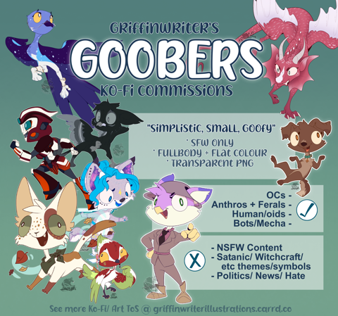GOOBERS: Commissions Opened