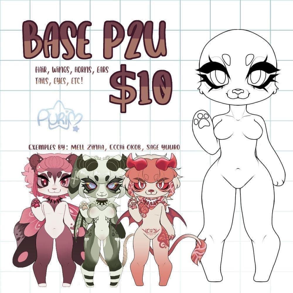 F2U - BASE FULLBODY CHIBI. - HOZHI's Ko-fi Shop - Ko-fi ❤️ Where creators  get support from fans through donations, memberships, shop sales and more!  The original 'Buy Me a Coffee' Page.