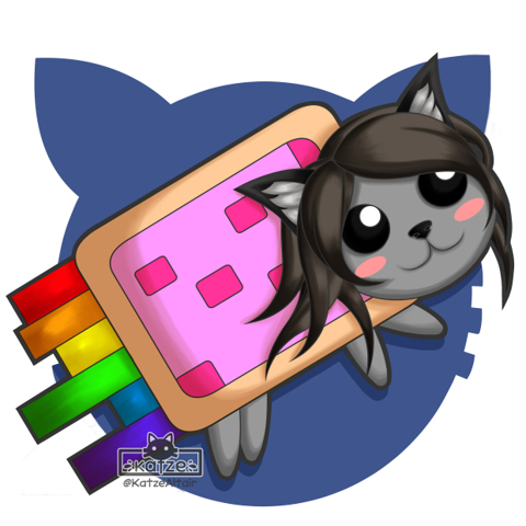 Katze is Nyan Cat (?