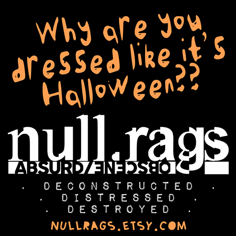 null.rags sticker and logo design