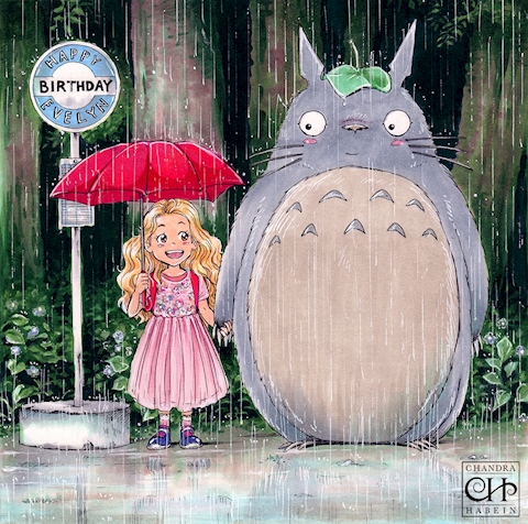 Evelyn and Totoro