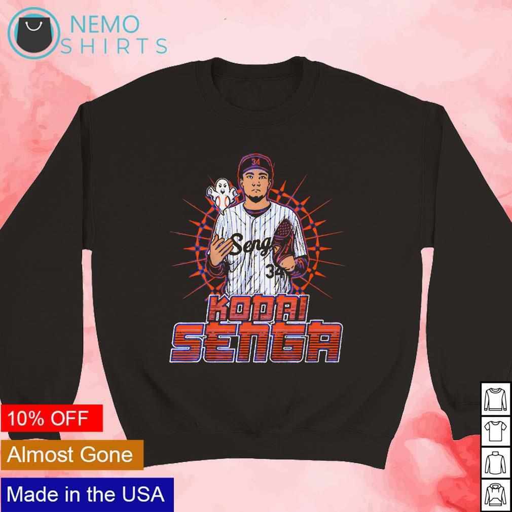 Kodai Senga 34 New York Mets baseball ghost forkball 2023 T-shirt