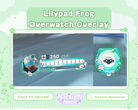 Lilypad Frog Overwatch Overlay | HUD Customizable Overwatch 2 Game ...