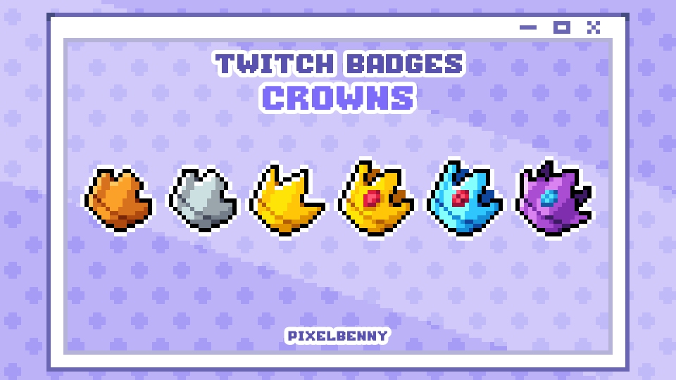 Pixel Heart Twitch Badges - glitchedinorbit's Ko-fi Shop - Ko-fi