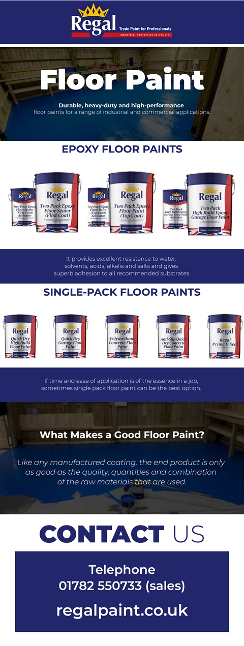 Industrial & Commercial Floor Paint For Sale