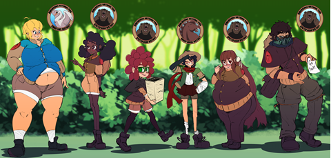 MY OC's as[Other] Dimensions National Park Rangers