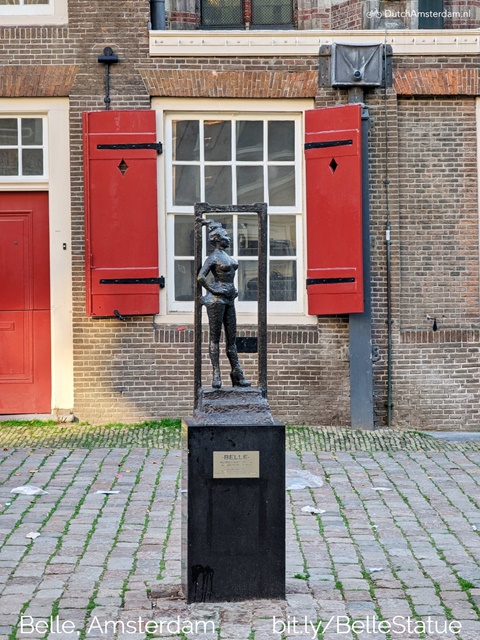 Guess what this statue in Amsterdam represents?