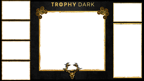 Overlays Trophy Dark 3 and 4 Playes - 1 Master