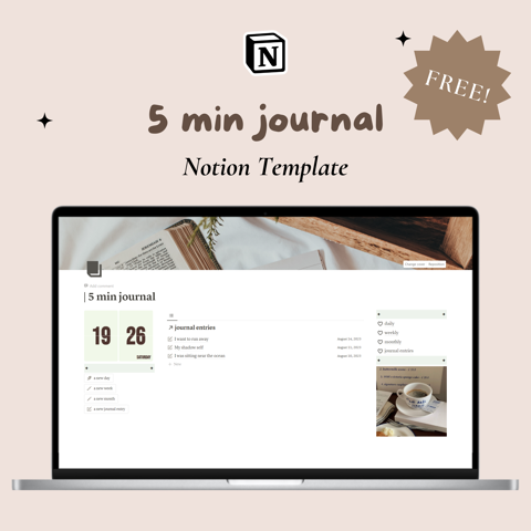 Notion 5-Minute Journal