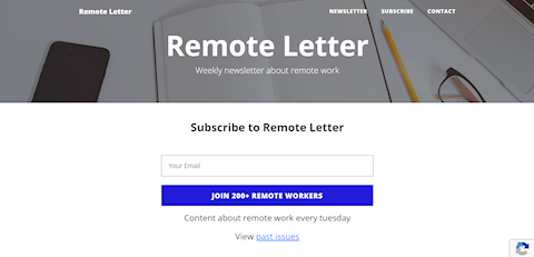 Remote Letter