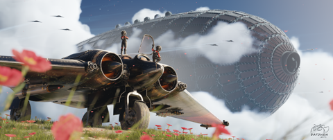 Interstellar Hunters - Plane & Zeppelin