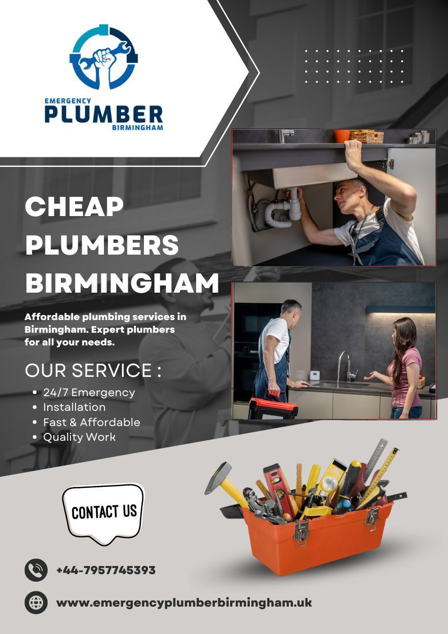 Trusted & Cheap Plumbers in Birmingham