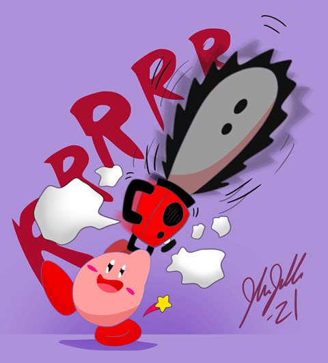 Kirby ripped and ready!