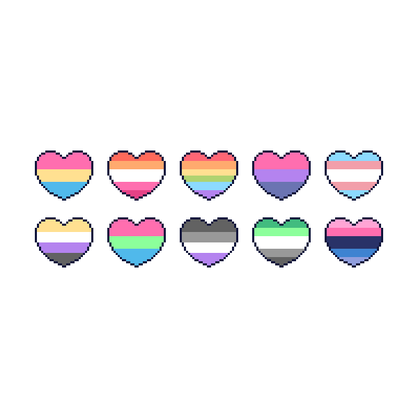 Pixel Pride Twitch Emotes Glitchedinorbits Ko Fi Shop Ko Fi ️ Where Creators Get Support