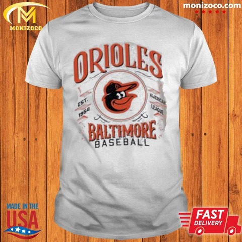 Baltimore Orioles baseball est. 1954 American league logo shirt