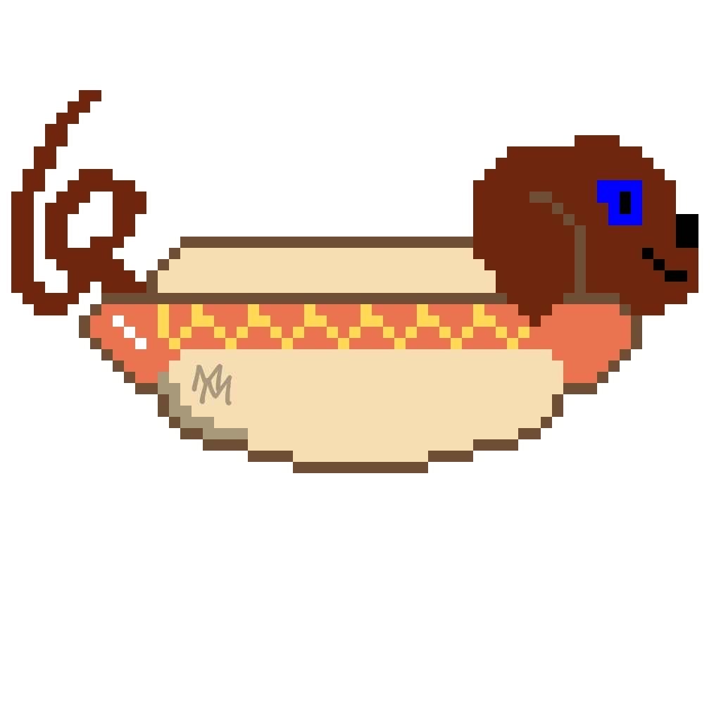 Pixel Art Hotdog Dog Emote MissMenagerie s Ko fi Shop Ko fi Where pixel-art-hotdog-dog-emote-missmenagerie-s-ko-fi-shop-ko-fi-where