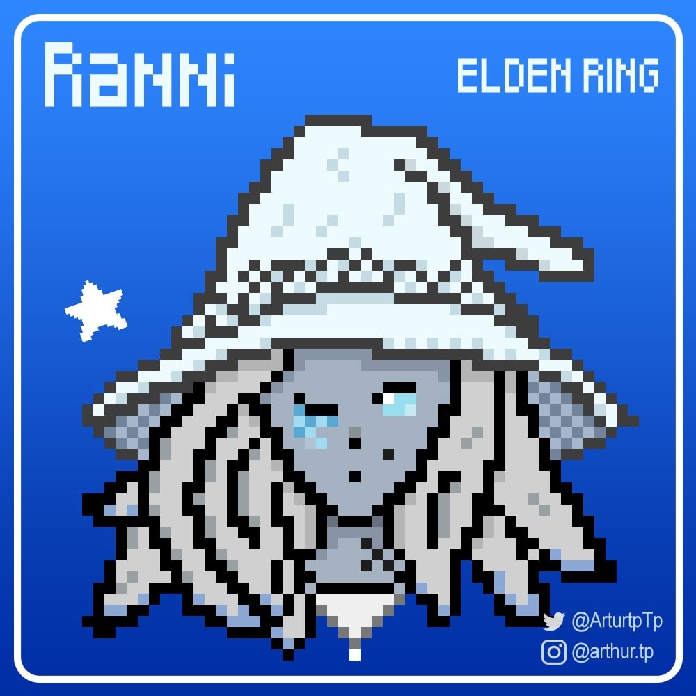 Ranni Elden Ring - Pixelart