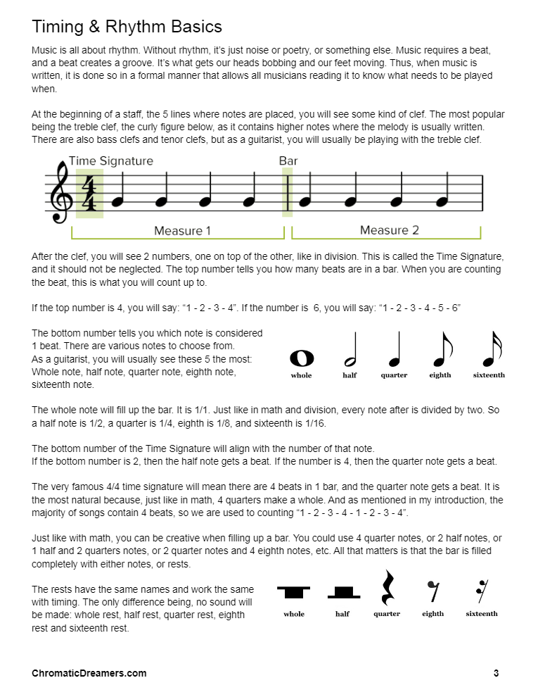 Rhythm and Chord Progressions - Nostalgia's Ko-fi Shop