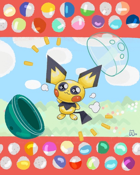 For BigBrotherChan - A wild Pichu has appeared!