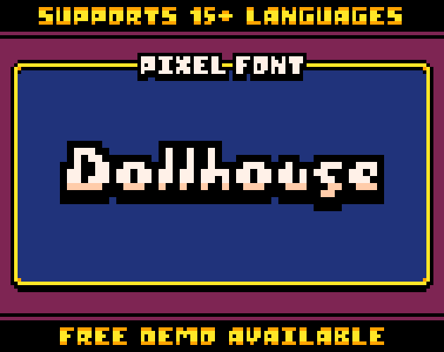 Pixel Font - Dollhouse
