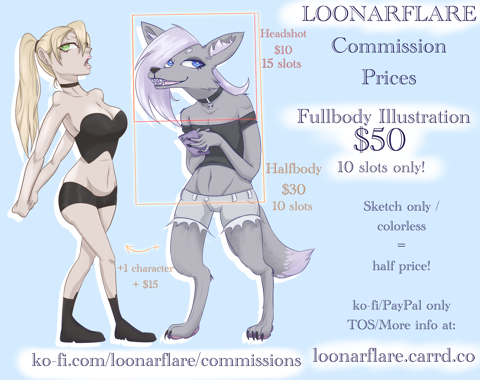 commission prices 2024