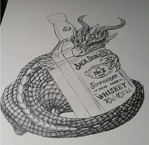 Jack Daniels Dragon