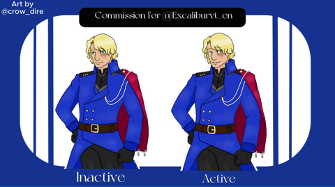Commission done for @Excaliburvt_en